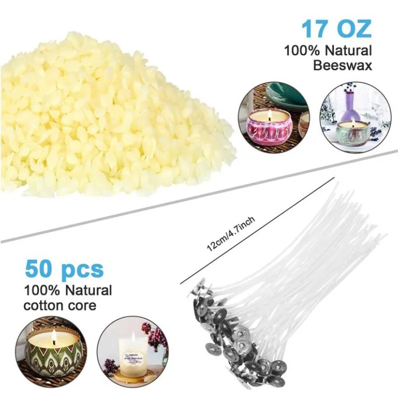 New 2022 DIY Candle Set Soy Wax Candles Making Kit Supplies