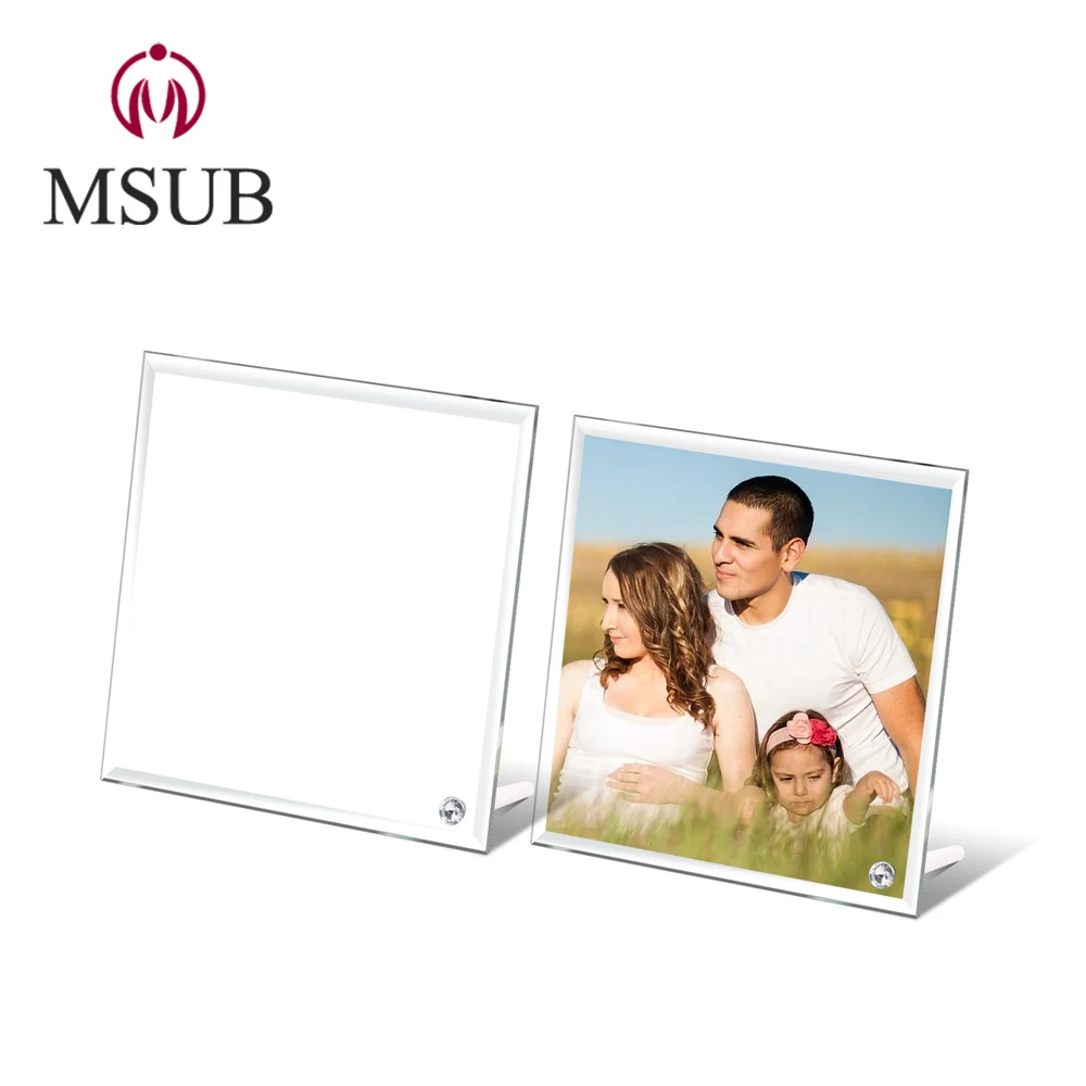 
Mirror frame glass blank coated sublimation glass frame tinted glass photo frame sublimation blanks 