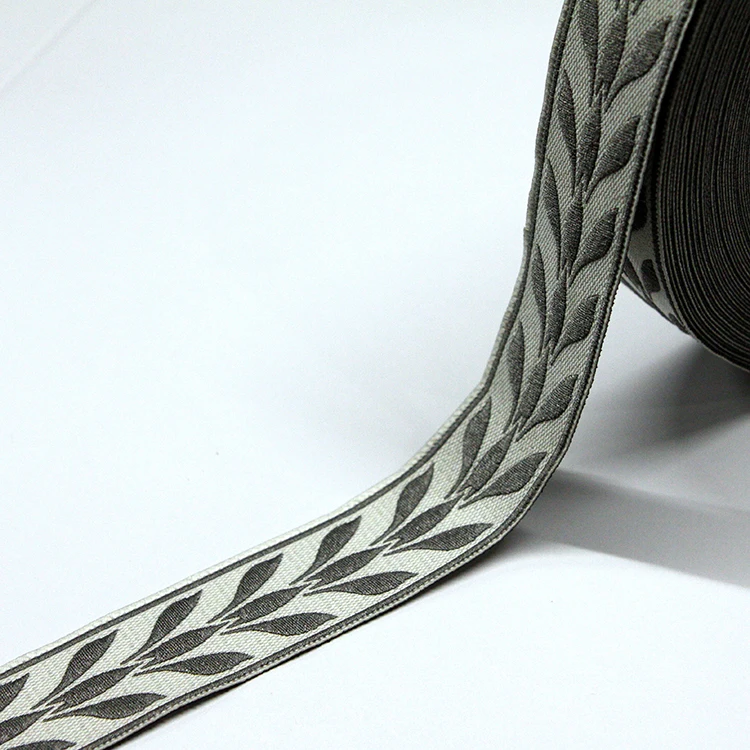 Home Textile Decorative Border Lace Curtain Jacquard Trim