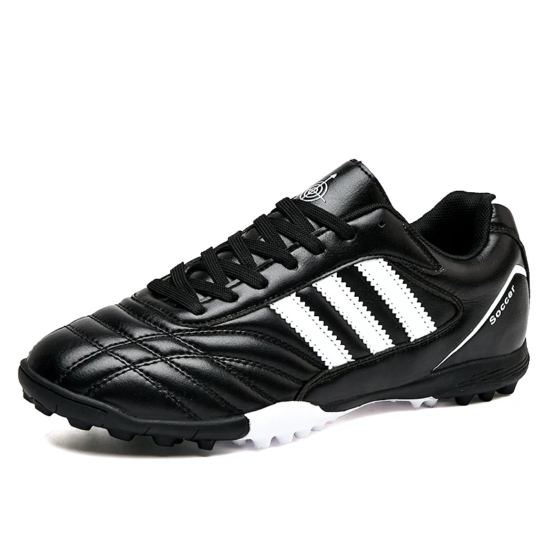 Wholesale Soccer Shoes Cheap Adult Outdoor Sports Broken Nail Soccer Boots Football Shoes Lace-Up Microfiber Fabric