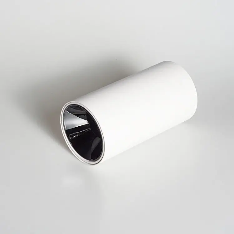 manufacturer high quality Italy deep die casting decorative  round cylinder aluminum black MR 16 GU 10 frames