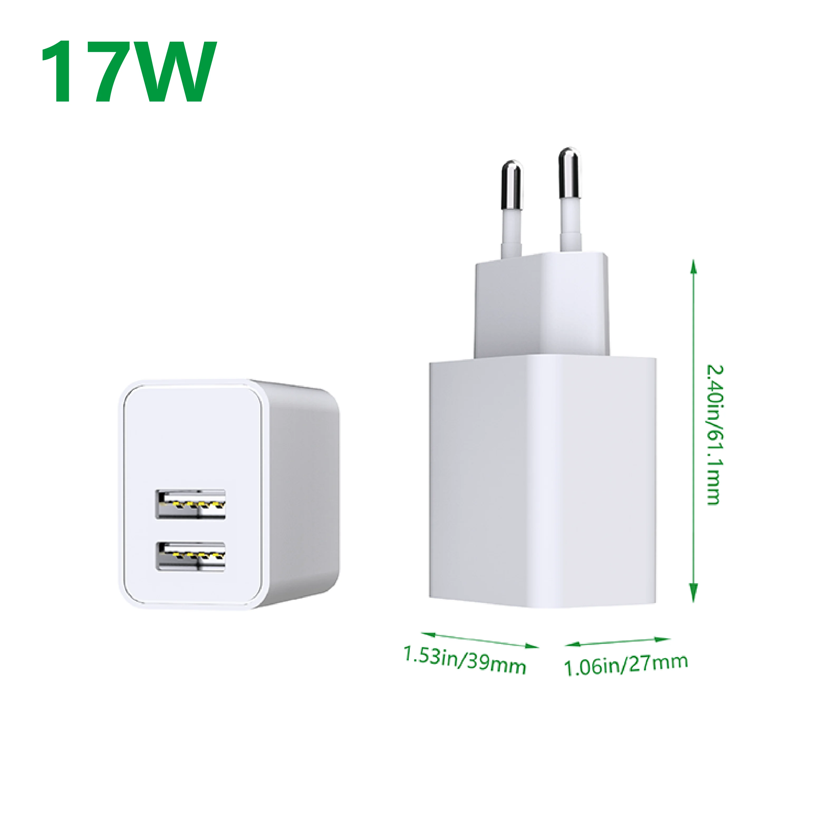 Good quality 17w 18w Fast Charging Type C Plug Charger For wireless charger cell phone