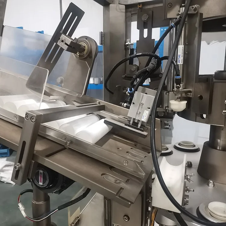 FW-80A High Quality Automatic Ointment Toothpaste Cosmetic Cream Lotion Aluminum Plastic Tube Filling And Sealing Machine