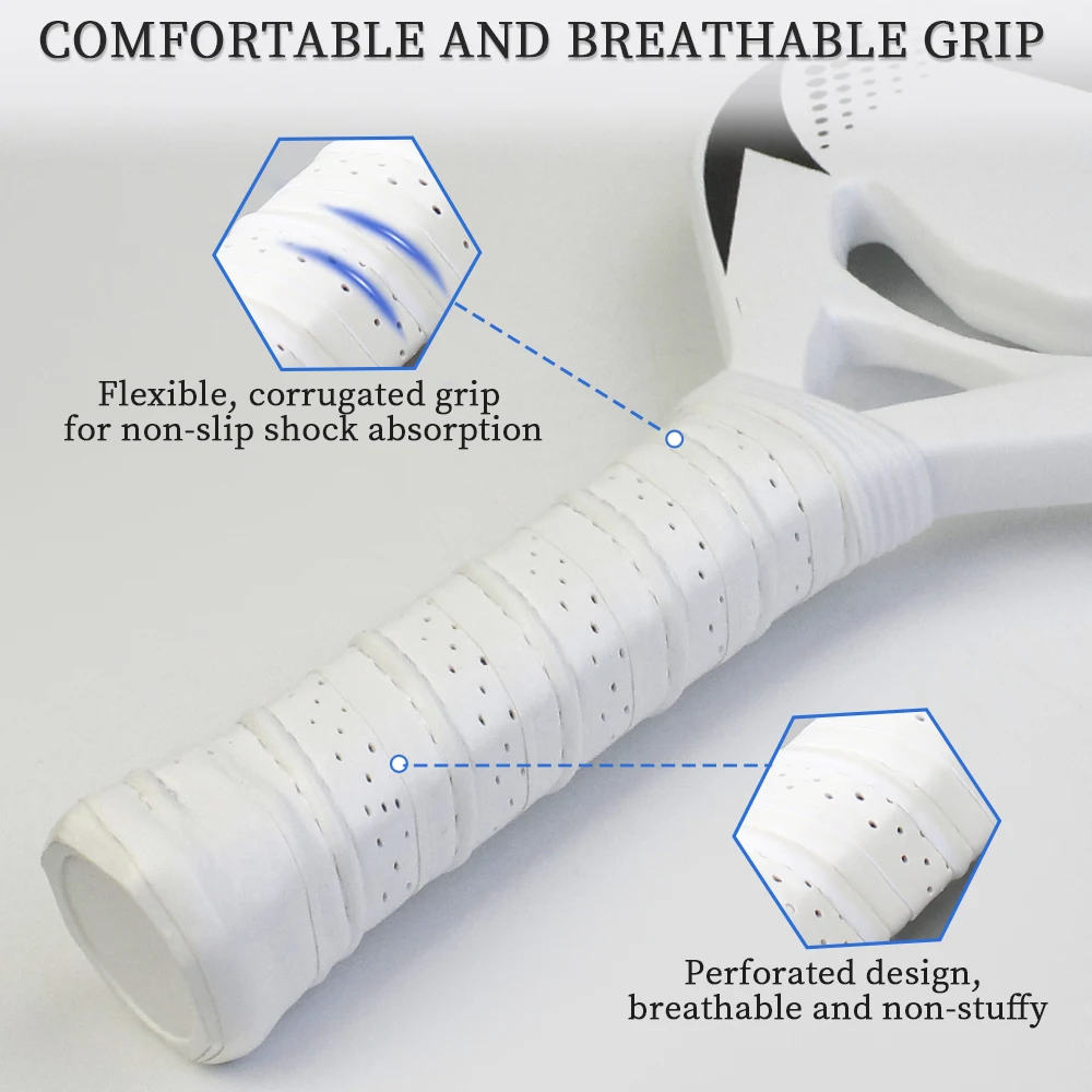 High Quality Integrated Molding Carbon Fiber Pickleball Paddle Thermoformed Pickle Ball Racquet Friction Surface