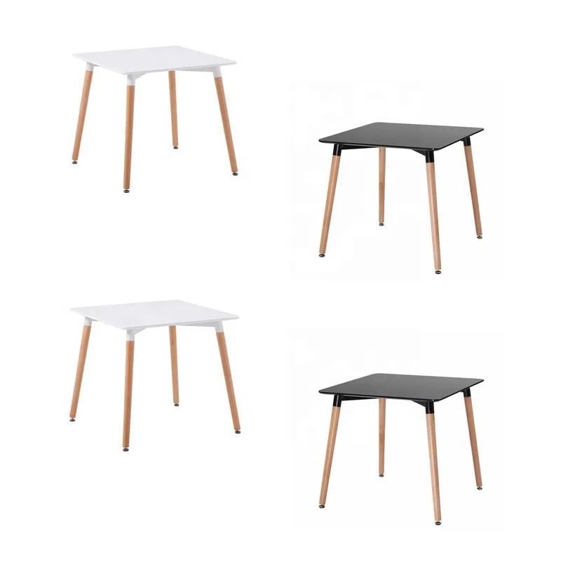 Кухонный обеденный стол мебель для комнаты деревянный mdf nordic square table