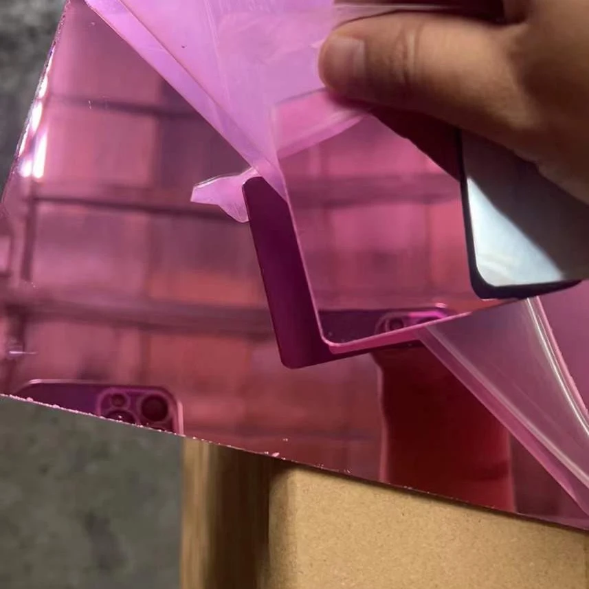 High Reflective Gold Acrylic Mirror Sheet Hard Surface Frameless Mirror Acrylic Gold Two Way Plastic Silver Mirror Sheet