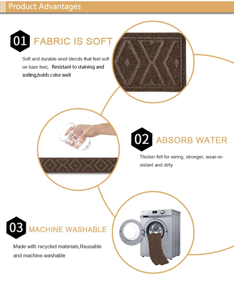 Wholesale modern design Nonslip self adhesive stair carpet mat pvc backing black non slip stair step mat