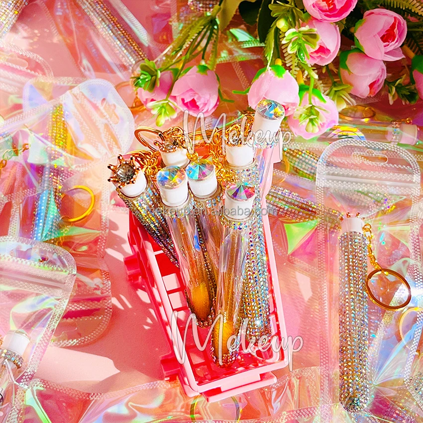 Custom color mascara wands Crown Style brush spoolie Luxury mascara wand in tube Lashwand disposable eyelash mascara brushes