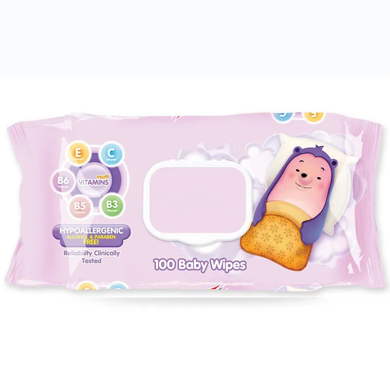 Customized Healthy and Safe Baby Wipes Hand and Mouth Cleaning Baby Wipe with Cute Package