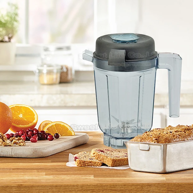  Blender mixer spare parts BPA FREE 900L/32Oz Dry Grindin Container Jar Jug Pitcher Cup bottom with hardened blades and