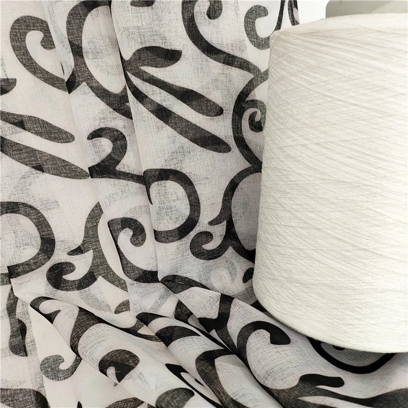 American Style Cheap Semi Transparent Voile Curtain Sheer Half Dolly Tulle Fabric For Curtains