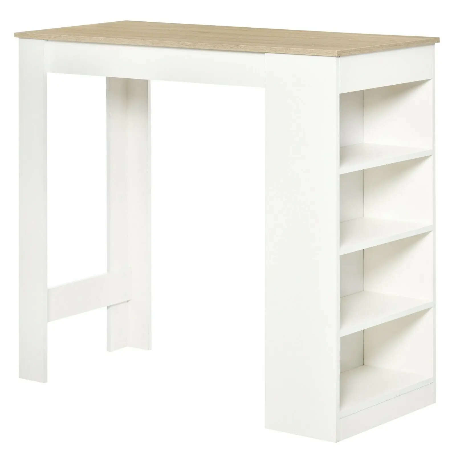 Breakfast Bar Coffee Table Dining Wine Rack Shelves Counter Kitchen