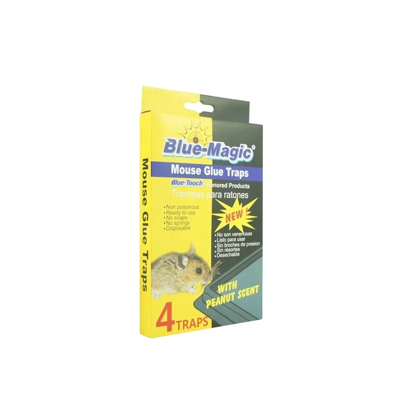 Blue-Magic Mouse Trap Glue Paper Strong Sticky Board Mice Catcher Low Price Wholesale