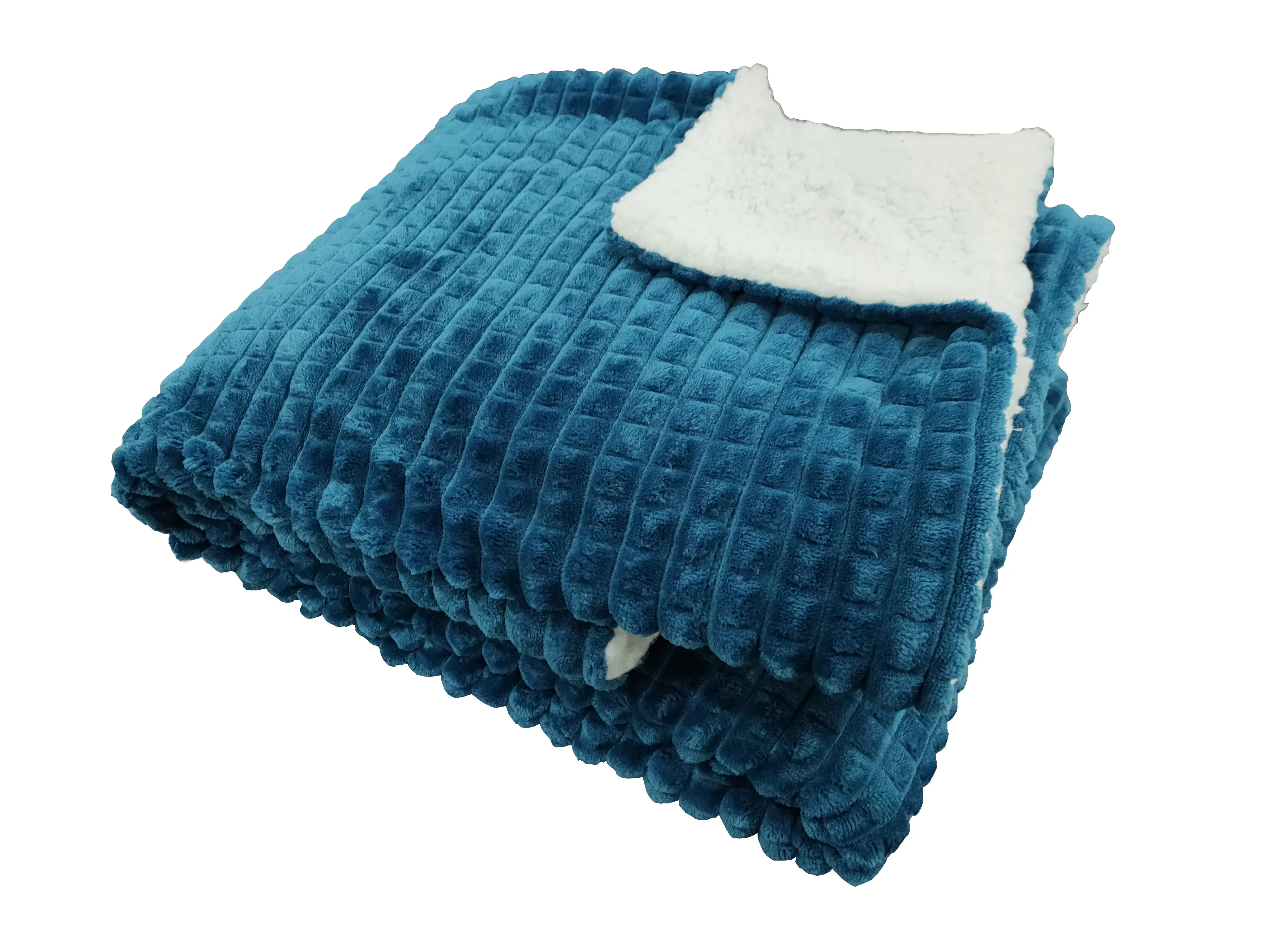 High Sherpa Fleece Puffy Lamb Wool Blanket For Bed