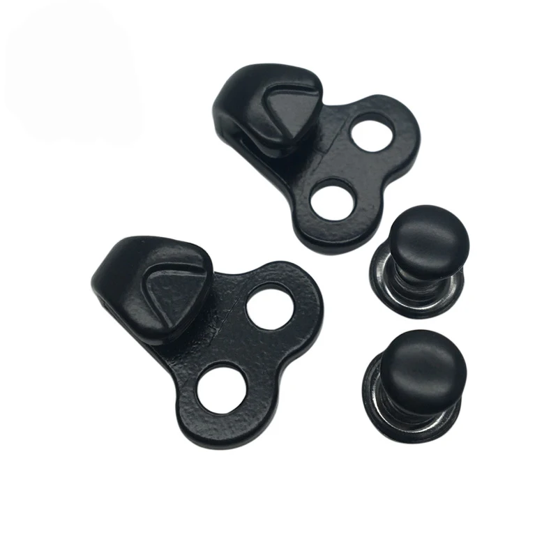 Wholesale High quality Custom Size iron and brass Metal Shoelace Hook Speed Hook And Eyelet For Shoes