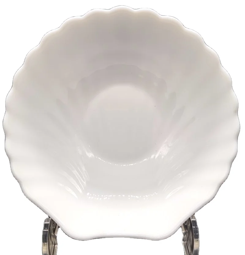 Можно мыть в посудомоечной машине, стильная ракушка, уникальный дизайн, Салатница, опаловое стекло, посуда, компактная Свадебная чаша