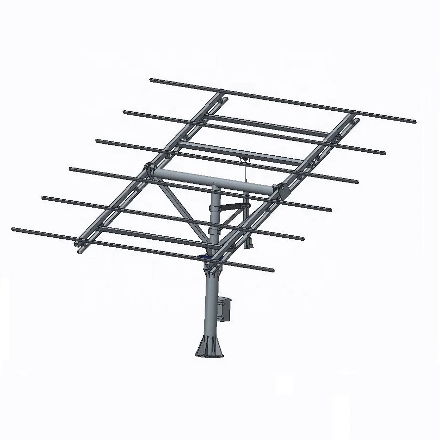 Pv солнечная трекер панели 60cell системы Улавливателя солнечной энергии с кронштейн 2 оси двумя осями высокой точности система