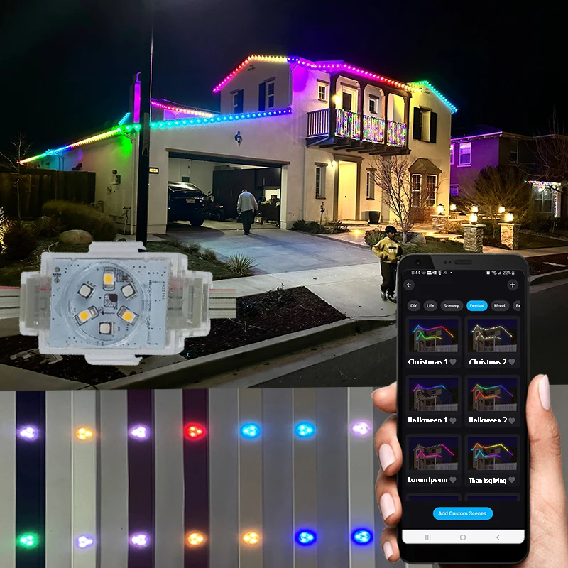 Twinklight высококачественный материал дешевые постоянные светодиодные Рождественские огни