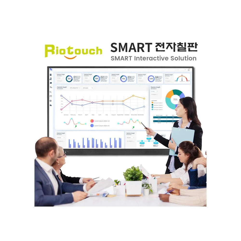 65 75 86 дюймовый мультисенсорный экран все в одном ПК Интерактивная плоская панель для обучения Android USB статус OEM Windows школьная серия