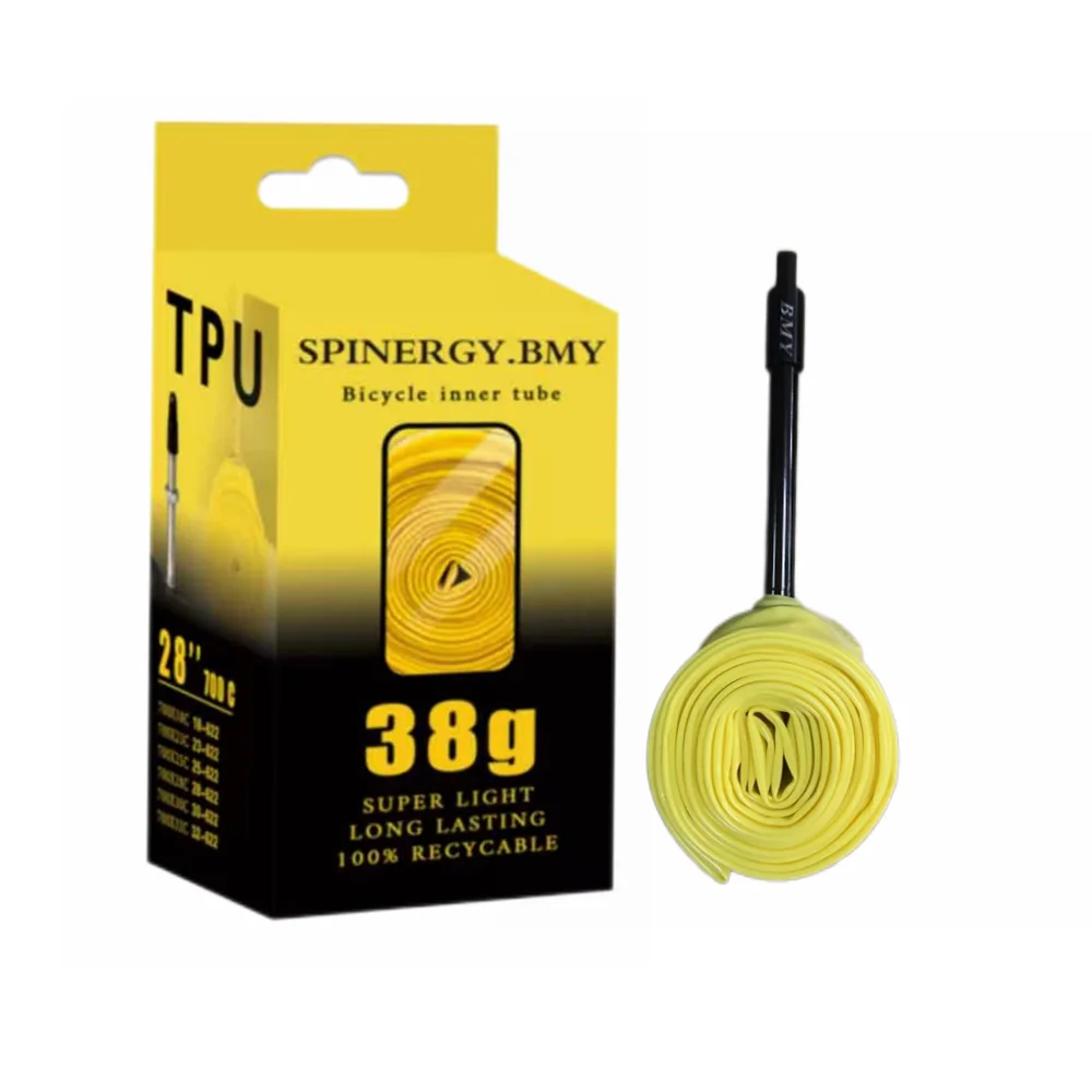 TPU Urltral Light Aluminum Alloy Schrader / Presta Valve Bike Inner Tube 8-20 Inches With FV/ AV 32/40/48/60 mm E bike Inner Tub