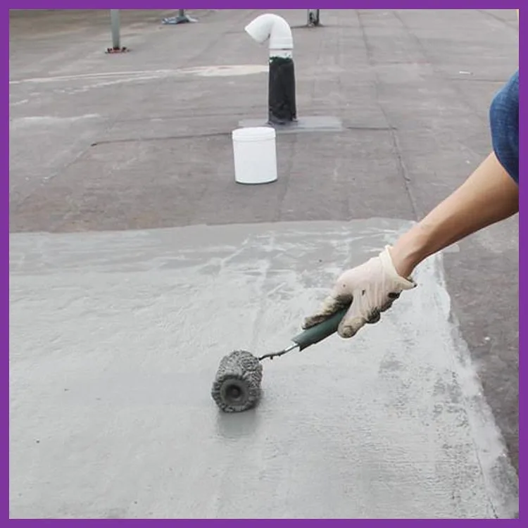 cementitious double component waterproofing building material