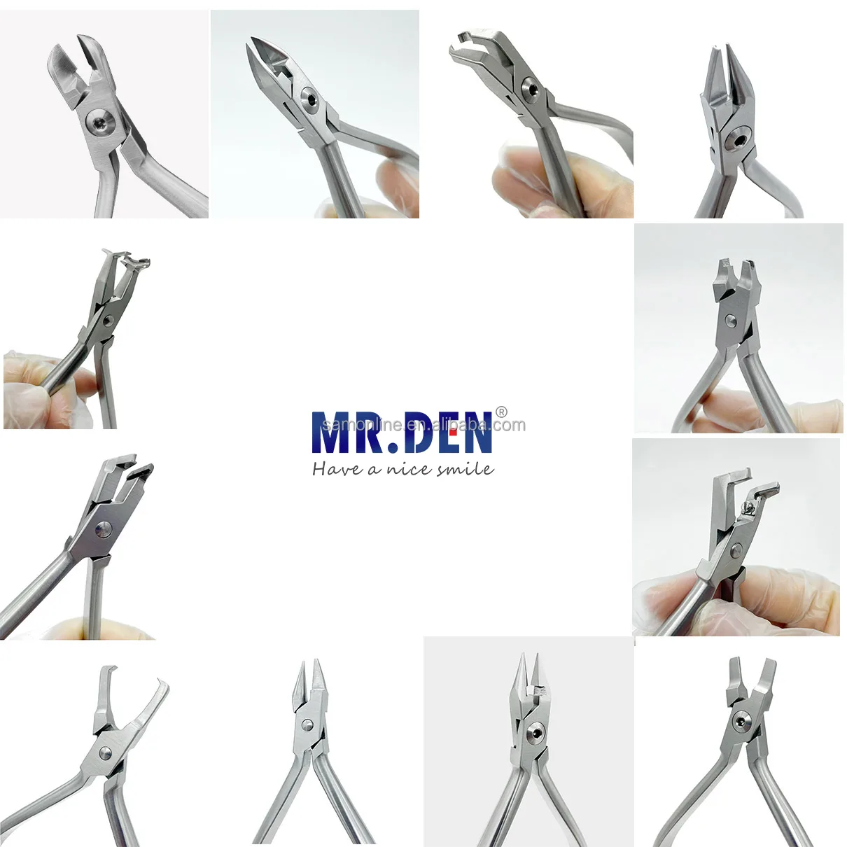 MRDEN Factory OEM High Quality Dental Surgical Stainless Steel Pliers for Orthodontic Tools