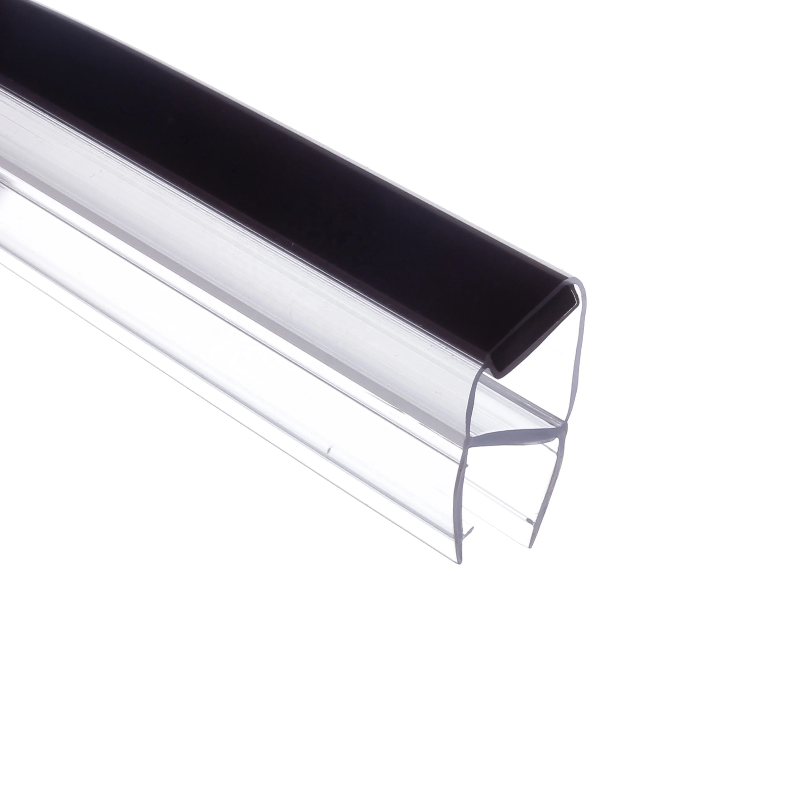 Hot sale Bathroom Glass door 135 degrees Magnetic Seal Strip Shower door transparent Waterproof seal strip