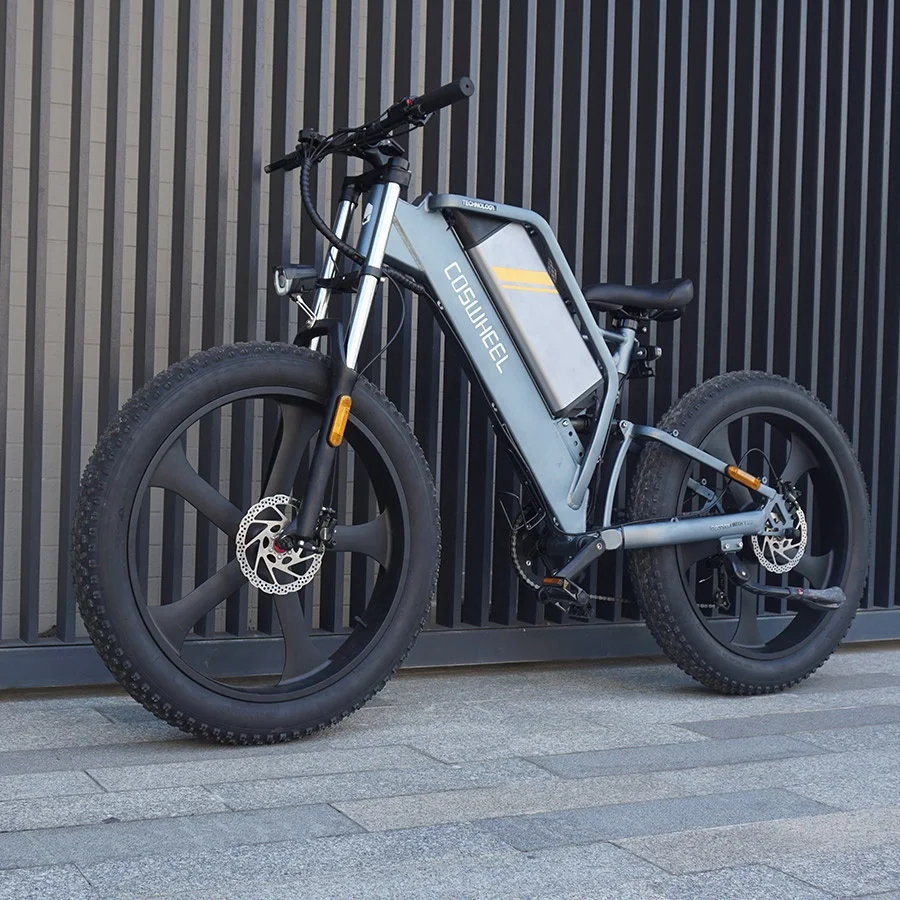 Coswheel T26 New Electric Bicycle 1500W Motor Road Bike Controller e-Bike Aluminum Ebike Conversion Kits Fat Tire Hybrid Bike