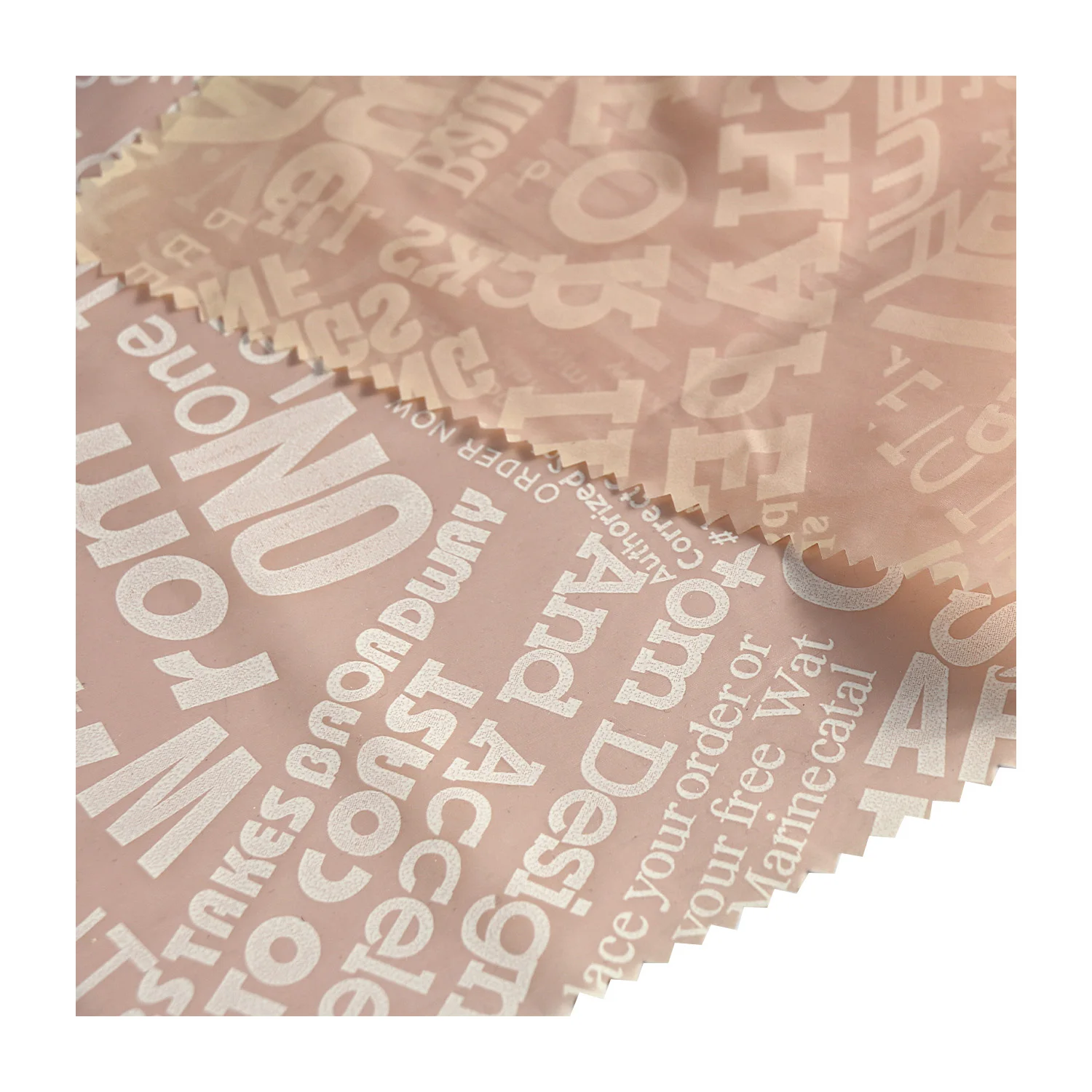 Hot Sale 15DX5D Taffeta Printed Pu Coating 390T Nylon Taffeta Print For Down Jacket Fabric