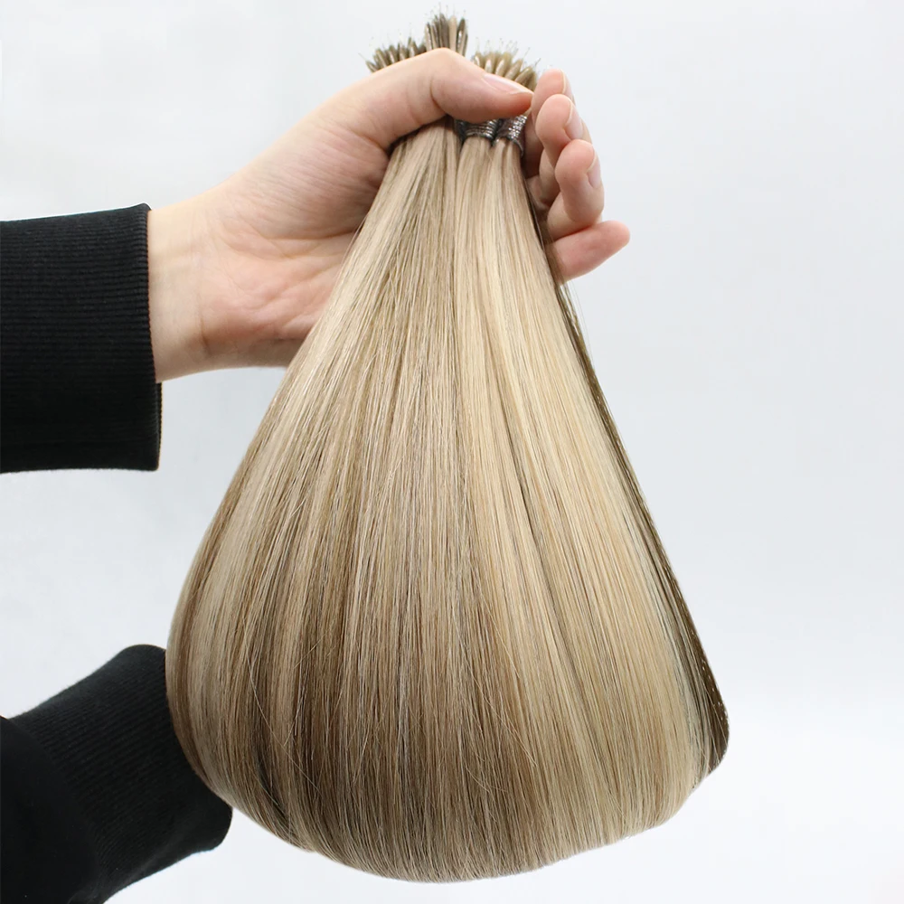 Changshunfa Wholesale Price Nano Ring Human Hair Extensions Nano Bead Tip Double Drawn Russian Nano Hair Extensions