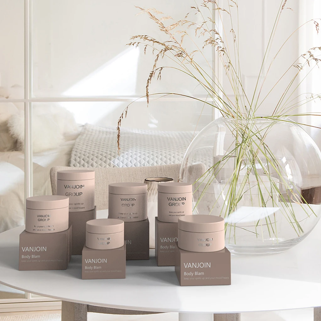 50g 100g 150g 200g 250g Custom Pink Cream Containers jar Pot with Custom Logo