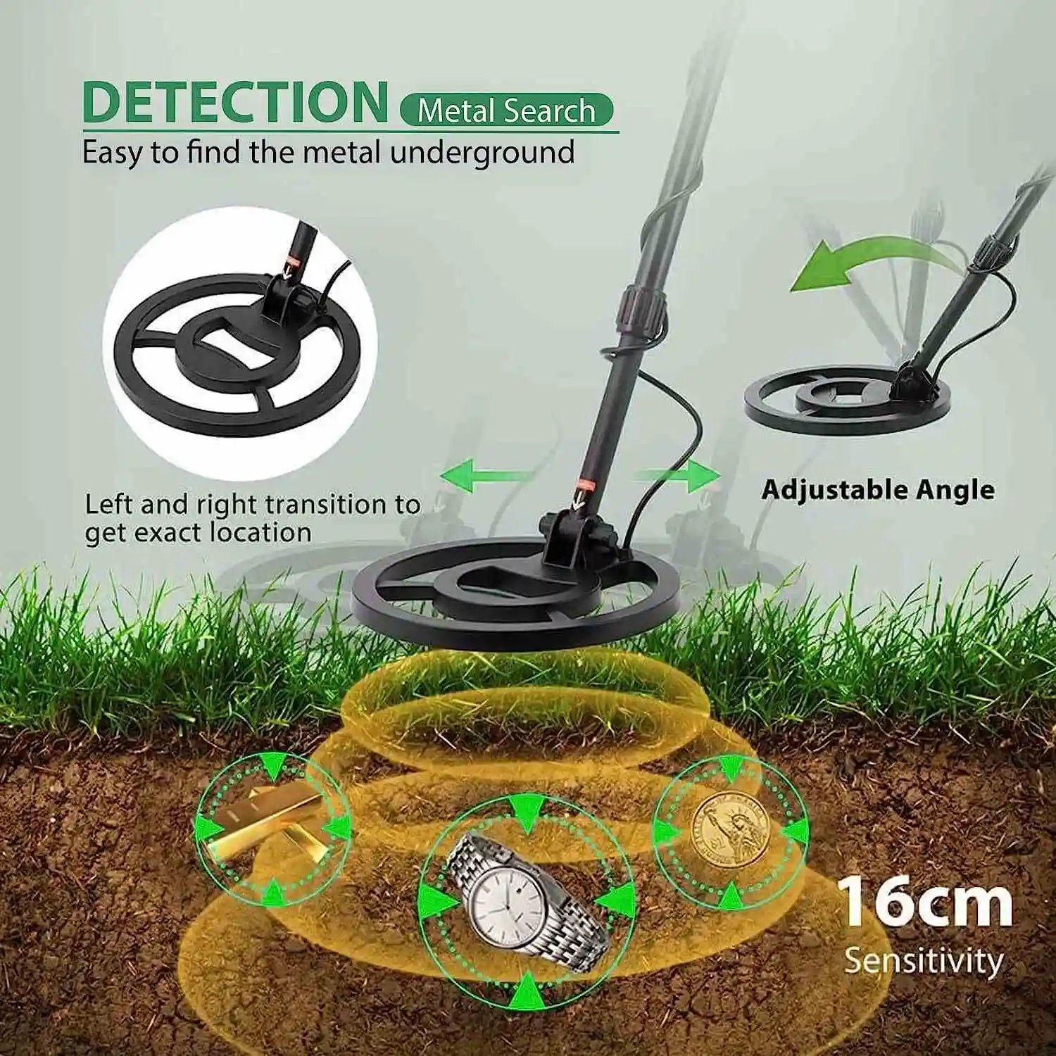 waterproof professional gold metal detector MD-3040 Gold detector