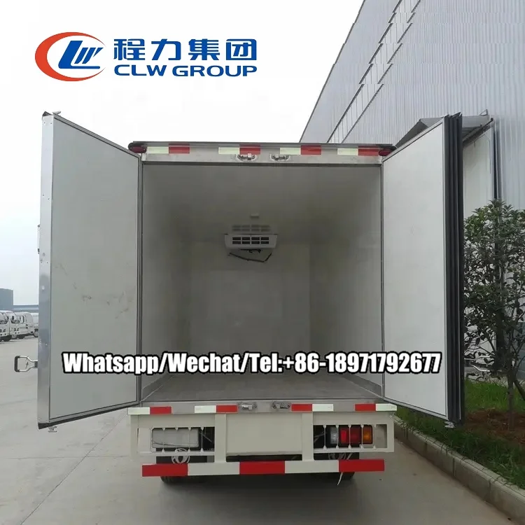 Factory price ISUZU Refrigerator Truck 4x2 Diesel Freezer Truck For Sale