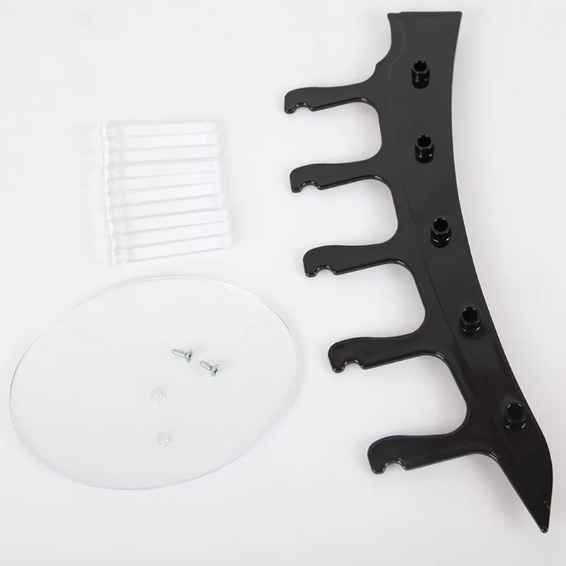 Yiwu wholesale Custom logo Plastic showcases glass display cabinet stand stock Cheap glasses display