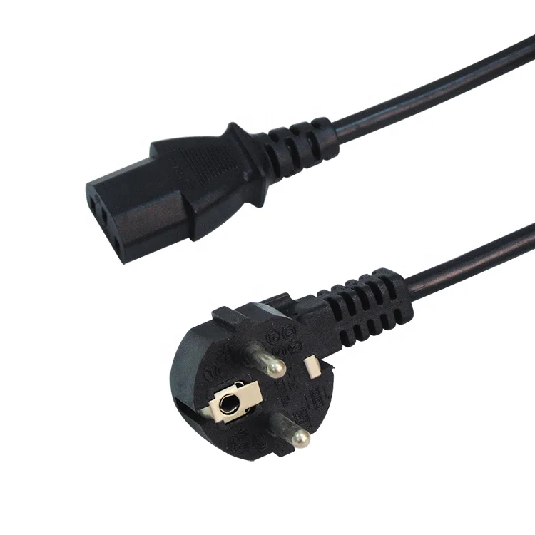  250 VDE шнур стандартный европейский 3 pin вилкой компьютер ac Шнур питания Кабель С iec c13