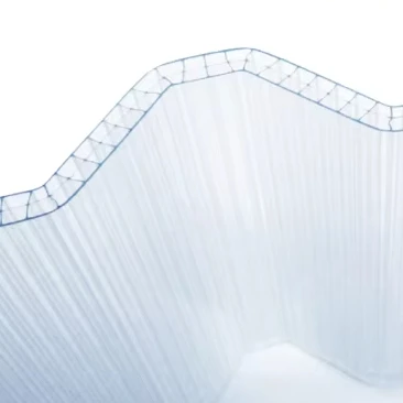 Polycarbonate corrugated roofing sheet for skylight and daylighting roof