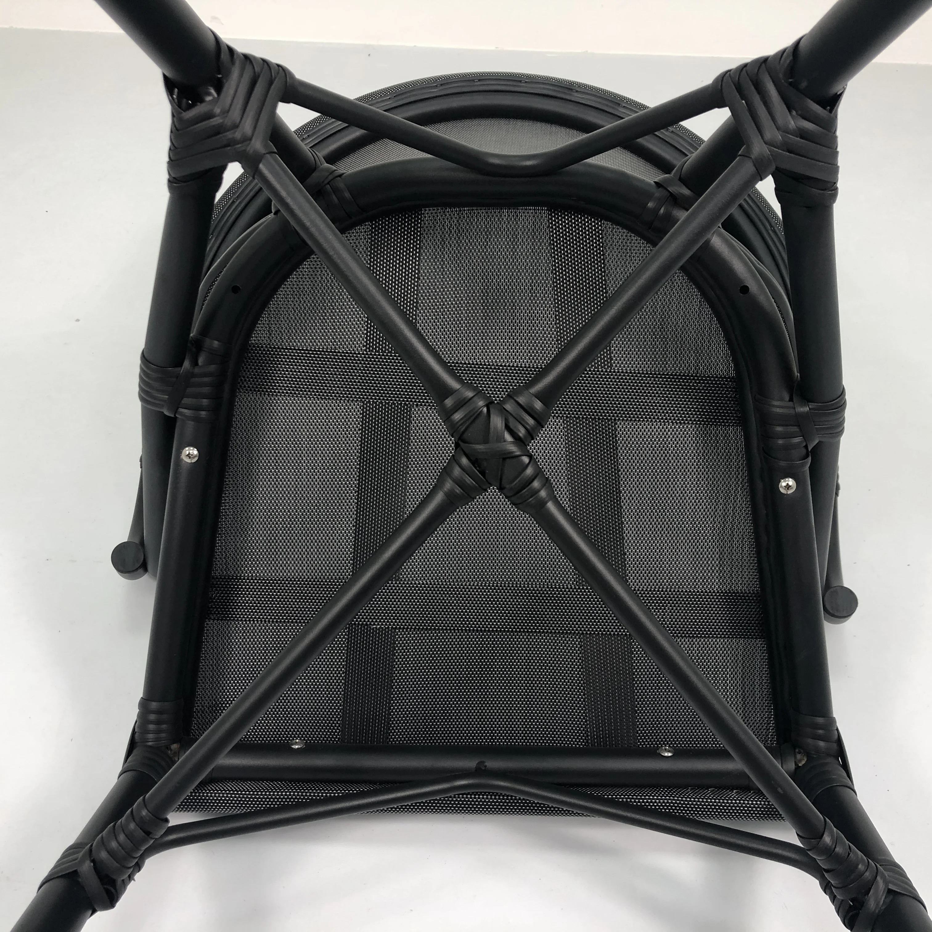 Aoter New style factory direct sale s-tarbucks Aluminium cafe garden chair outdoor bistro furniture