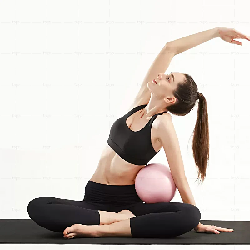 Wholesale 25cm Pilates Yoga Ball of Gym Fitness Equipment Small Pilates Yoga Ball Custom