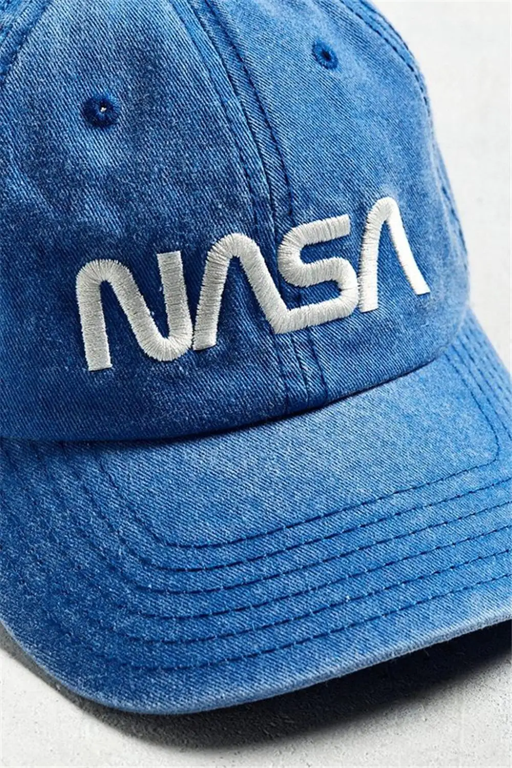 100 twill cotton navy blue dad hat blank distressed daddy cap custom embroidery NASA baseball cap wholesale