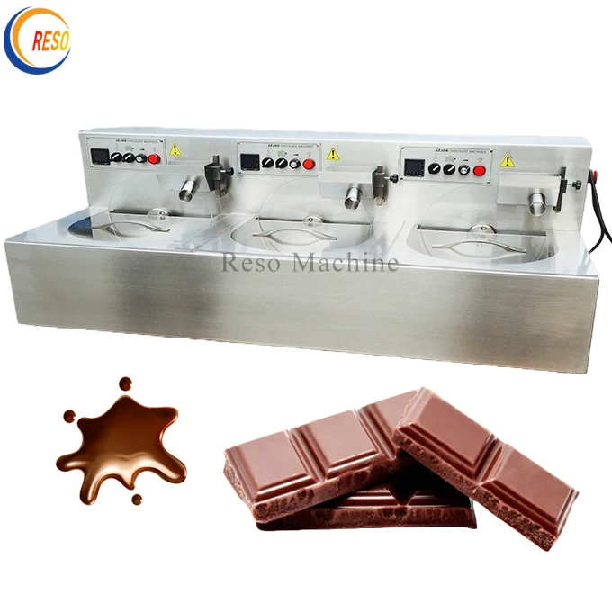 Mini 8kg chocolate bar dispenser making machine for sale automatic chocolate melt tempering machine