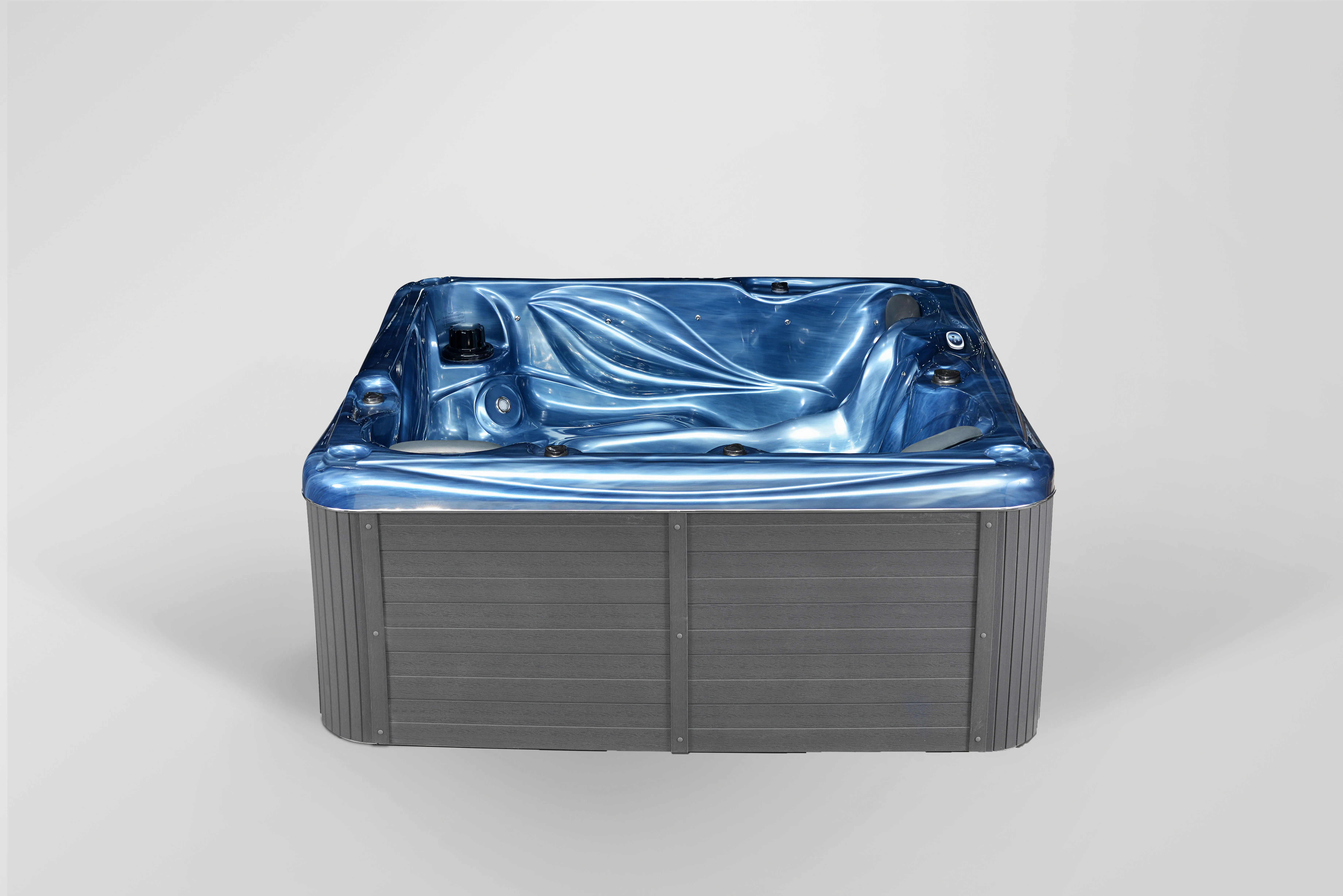 5 Person Hotel Bathroom Acrylic Whirlpool Tub Europe Rectangle Comfortable Double Bath Massage jacuzzis Bathtub with good price