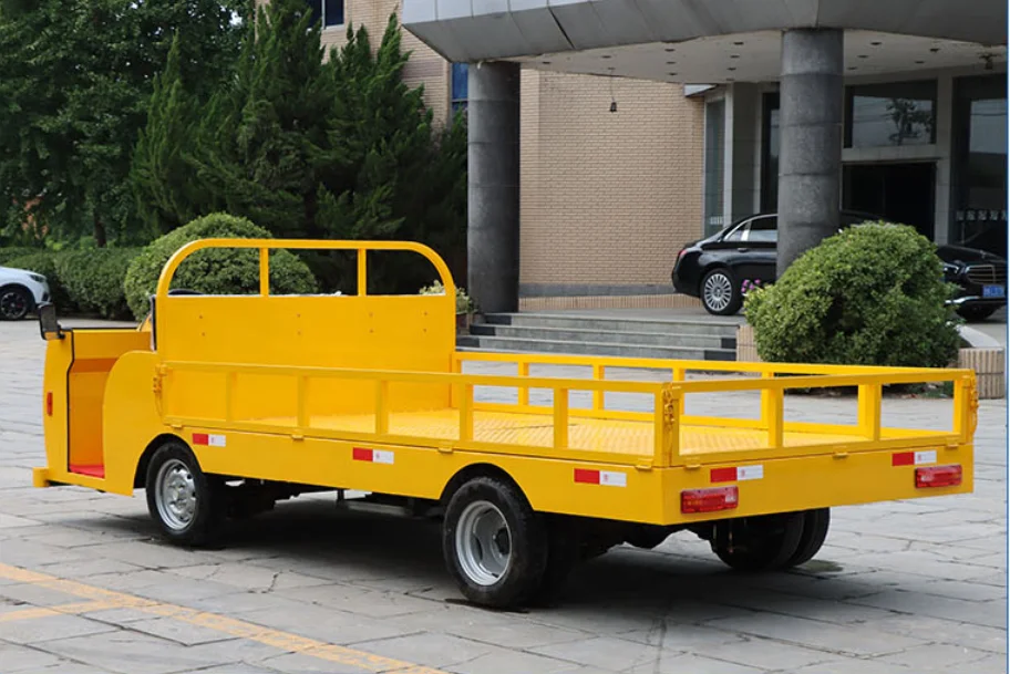 Electric Pallet Truck Transport Flatbed Electric Trolley For Sale