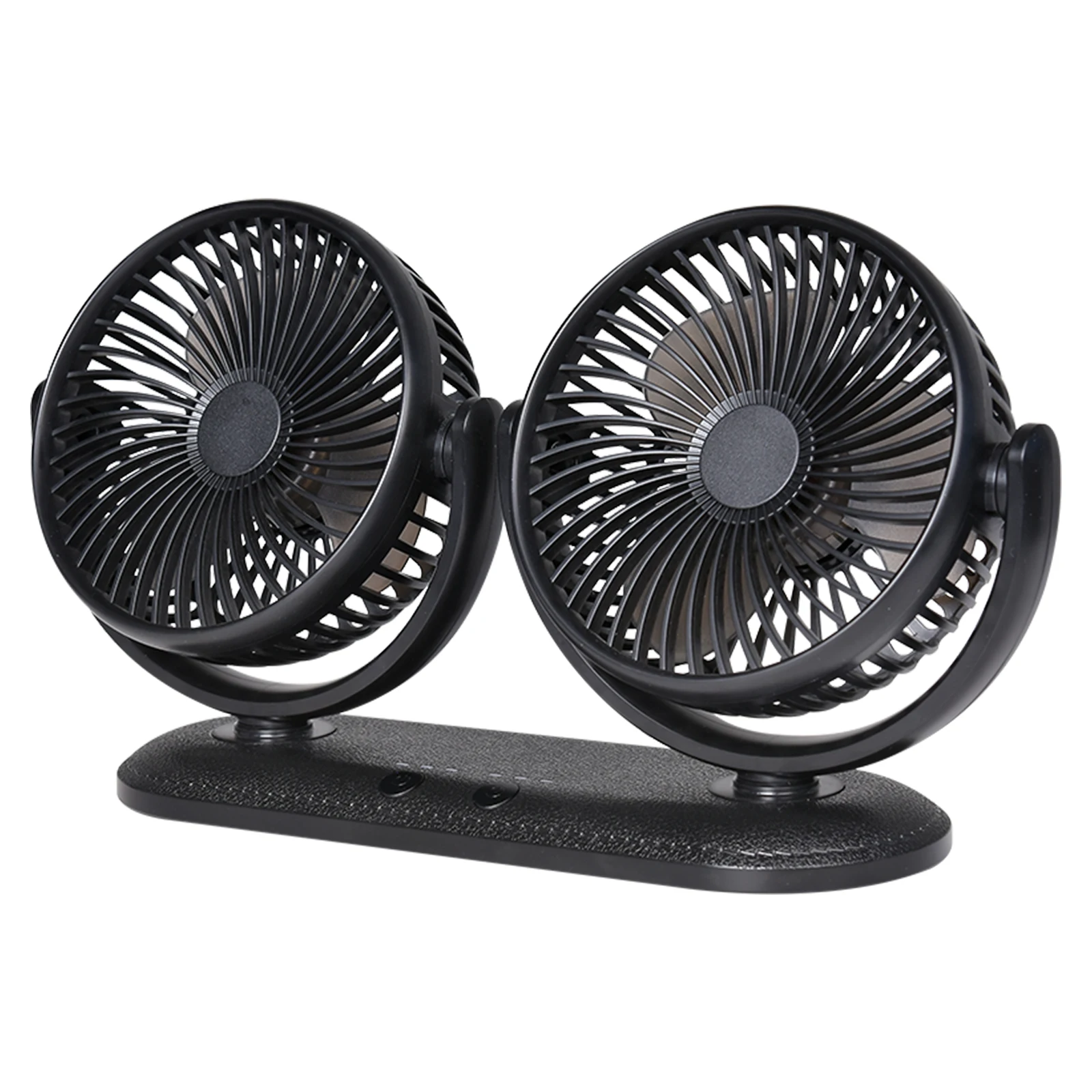  5 Inch USB Mini Fan Car Dc 12V Universal Double Head Usb