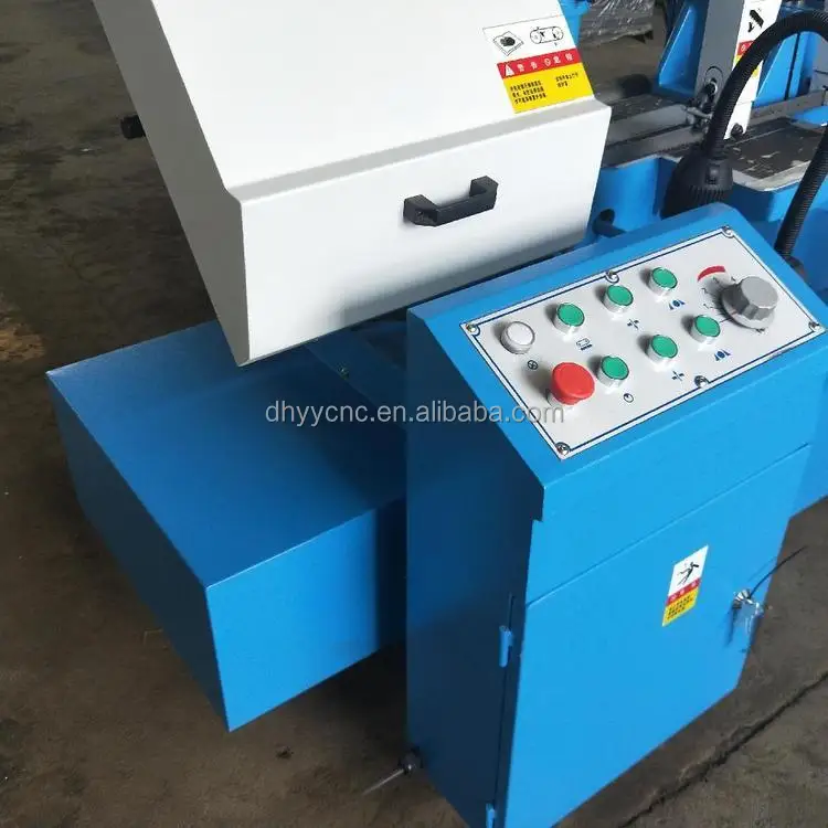 DHYY professional manufacturer semi auto band saw GB4260 metal cutting horizontal band saw machine