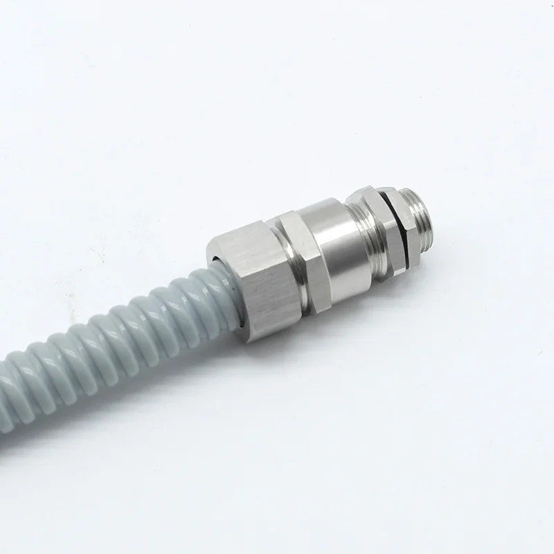 Quality Assurance Brass Locked Type Hose Fitting Flexible Conduit Connector Locking Metal Hose Joint Hose Fittings