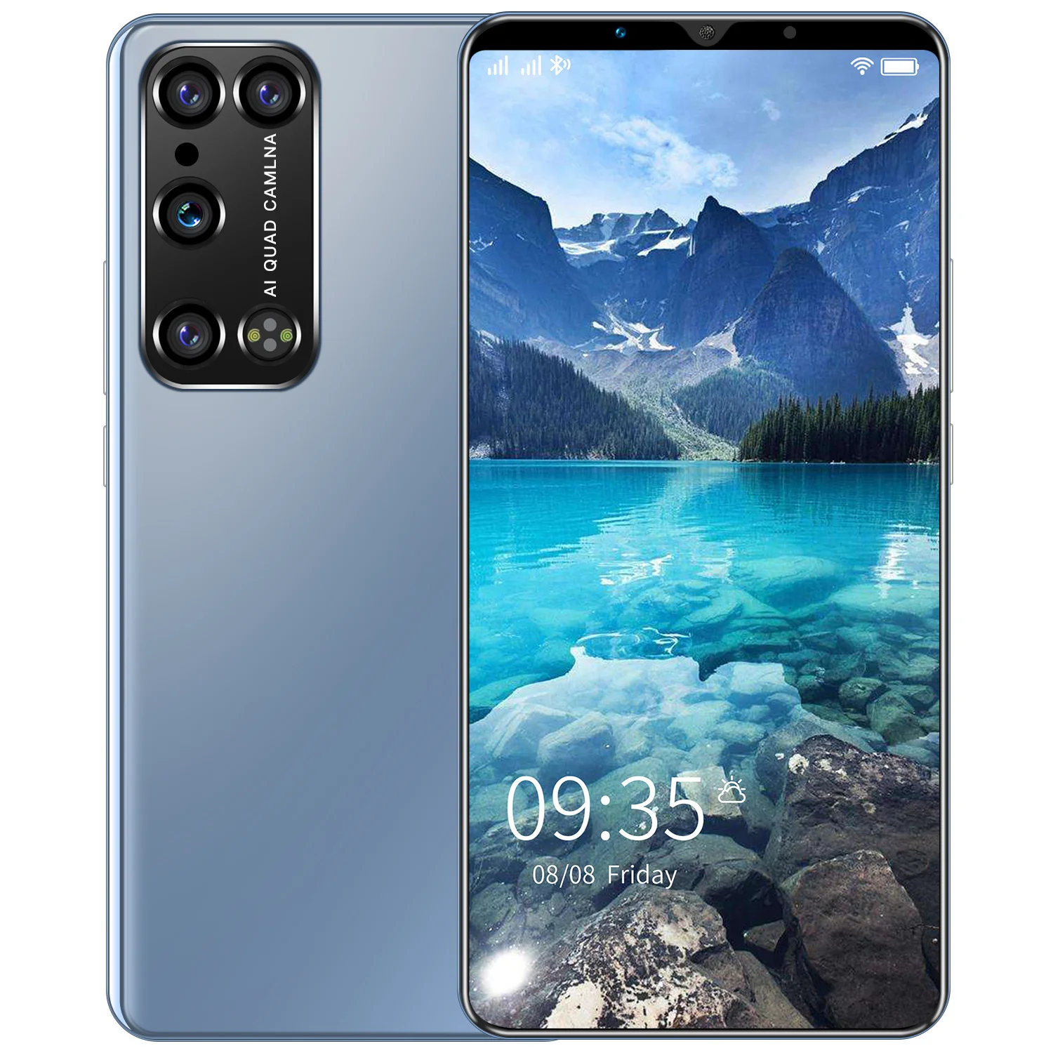 Новый дизайн 2021 Оригинальный разблокированный смартфон Rino8 Pro 12 Гб + 512 ГБ Android 10 две SIM-карты OEM Мобильные