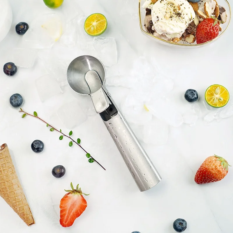 Perfect Balls Comfort Grip Stainless Steel 430 Ice Cream Scoop Scooper Watermelon Scoop