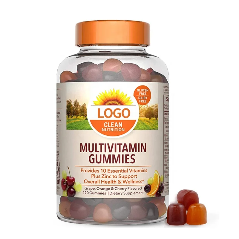 OEM/ODM Immune Support Bear Shape Kid and Adult Multivitamin Gummy Candy