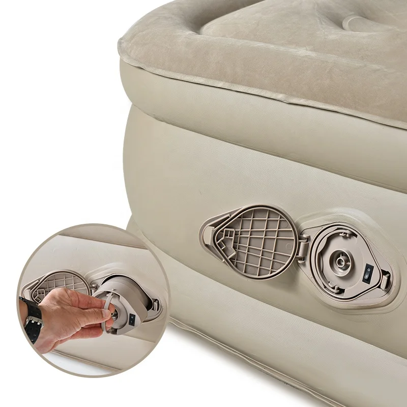 HISPEED Furnitures Camping Set Self Inflating Mat PVC Thicken 40cm Car Air Mattress Inflatable Sleeping Pad with Pump