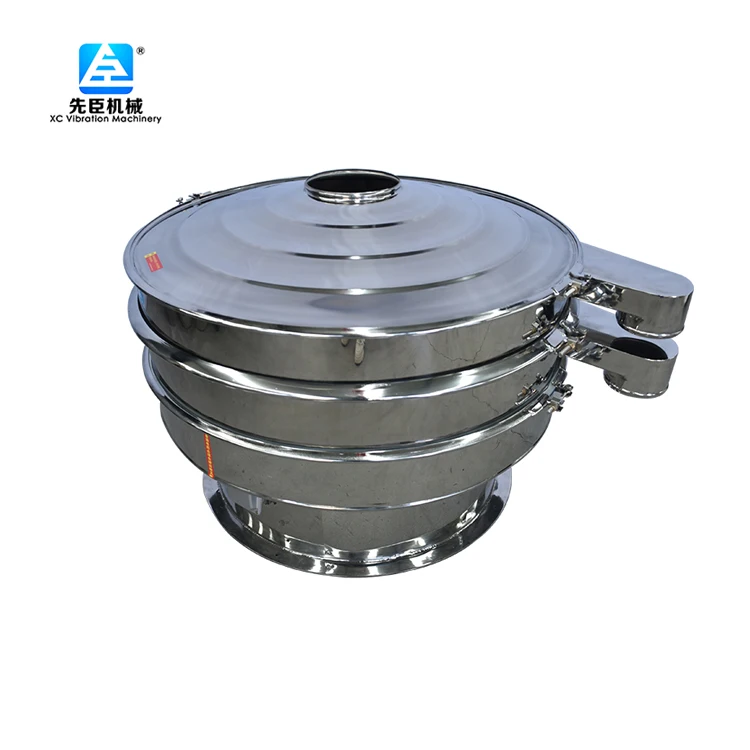 China Supply 304 Stainless Steel Round Sieve Separator Baobab Fruit Powder Sieving Machine Coffee Bean Grading Sieve